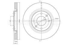 Brzdový kotouč CIFAM 800-191