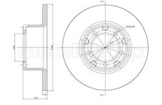 Brzdový kotouč CIFAM 800-210