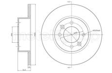 Brzdový kotouč CIFAM 800-218