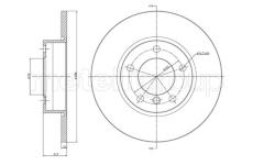 Brzdový kotouč CIFAM 800-227C