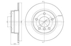 Brzdový kotouč CIFAM 800-229C