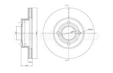 Brzdový kotouč CIFAM 800-234