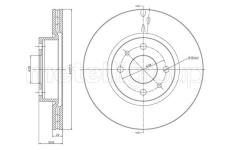 Brzdový kotouč CIFAM 800-240