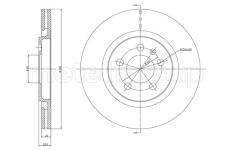 Brzdový kotouč CIFAM 800-242
