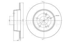 Brzdový kotouč CIFAM 800-277C