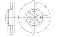 Brzdový kotouč CIFAM 800-284