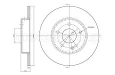 Brzdový kotouč CIFAM 800-313C