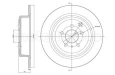 Brzdový kotouč CIFAM 800-337