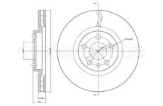 Brzdový kotouč CIFAM 800-338