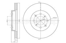 Brzdový kotouč CIFAM 800-344C