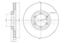 Brzdový kotouč CIFAM 800-351
