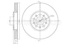 Brzdový kotouč CIFAM 800-365C