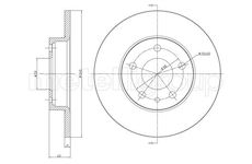 Brzdový kotouč CIFAM 800-388C