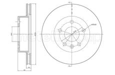 Brzdový kotouč CIFAM 800-416