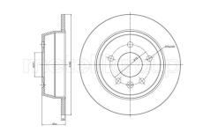 Brzdový kotouč CIFAM 800-417