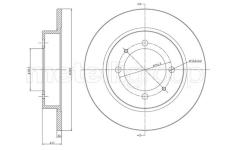 Brzdový kotúč CIFAM 800-434C