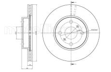 Brzdový kotouč CIFAM 800-439