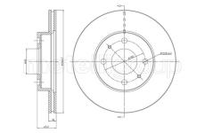 Brzdový kotouč CIFAM 800-456