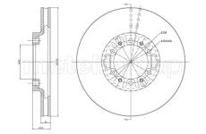 Brzdový kotouč CIFAM 800-463