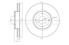 Brzdový kotouč CIFAM 800-498