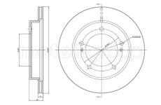 Brzdový kotouč CIFAM 800-501
