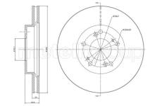 Brzdový kotouč CIFAM 800-503C