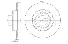 Brzdový kotouč CIFAM 800-528C