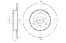 Brzdový kotúč CIFAM 800-538C