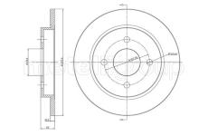 Brzdový kotouč CIFAM 800-542C