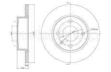 Brzdový kotouč CIFAM 800-551