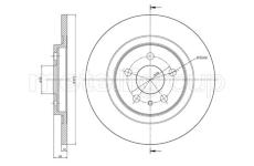 Brzdový kotouč CIFAM 800-554C