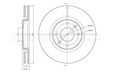 Brzdový kotouč CIFAM 800-566C