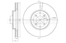 Brzdový kotouč CIFAM 800-582