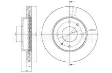 Brzdový kotouč CIFAM 800-591