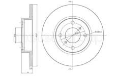 Brzdový kotouč CIFAM 800-603