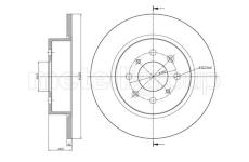 Brzdový kotouč CIFAM 800-612C