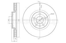 Brzdový kotouč CIFAM 800-615C
