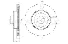 Brzdový kotouč CIFAM 800-617