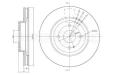 Brzdový kotouč CIFAM 800-619