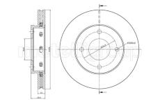 Brzdový kotouč CIFAM 800-623C