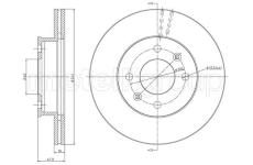 Brzdový kotouč CIFAM 800-626