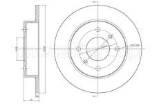 Brzdový kotouč CIFAM 800-633