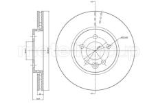 Brzdový kotouč CIFAM 800-643