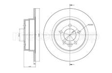 Brzdový kotouč CIFAM 800-644