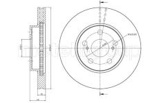 Brzdový kotouč CIFAM 800-646C