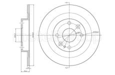 Brzdový kotouč CIFAM 800-665