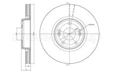 Brzdový kotouč CIFAM 800-675C