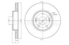 Brzdový kotouč CIFAM 800-676C
