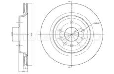 Brzdový kotouč CIFAM 800-682C