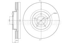 Brzdový kotouč CIFAM 800-687C